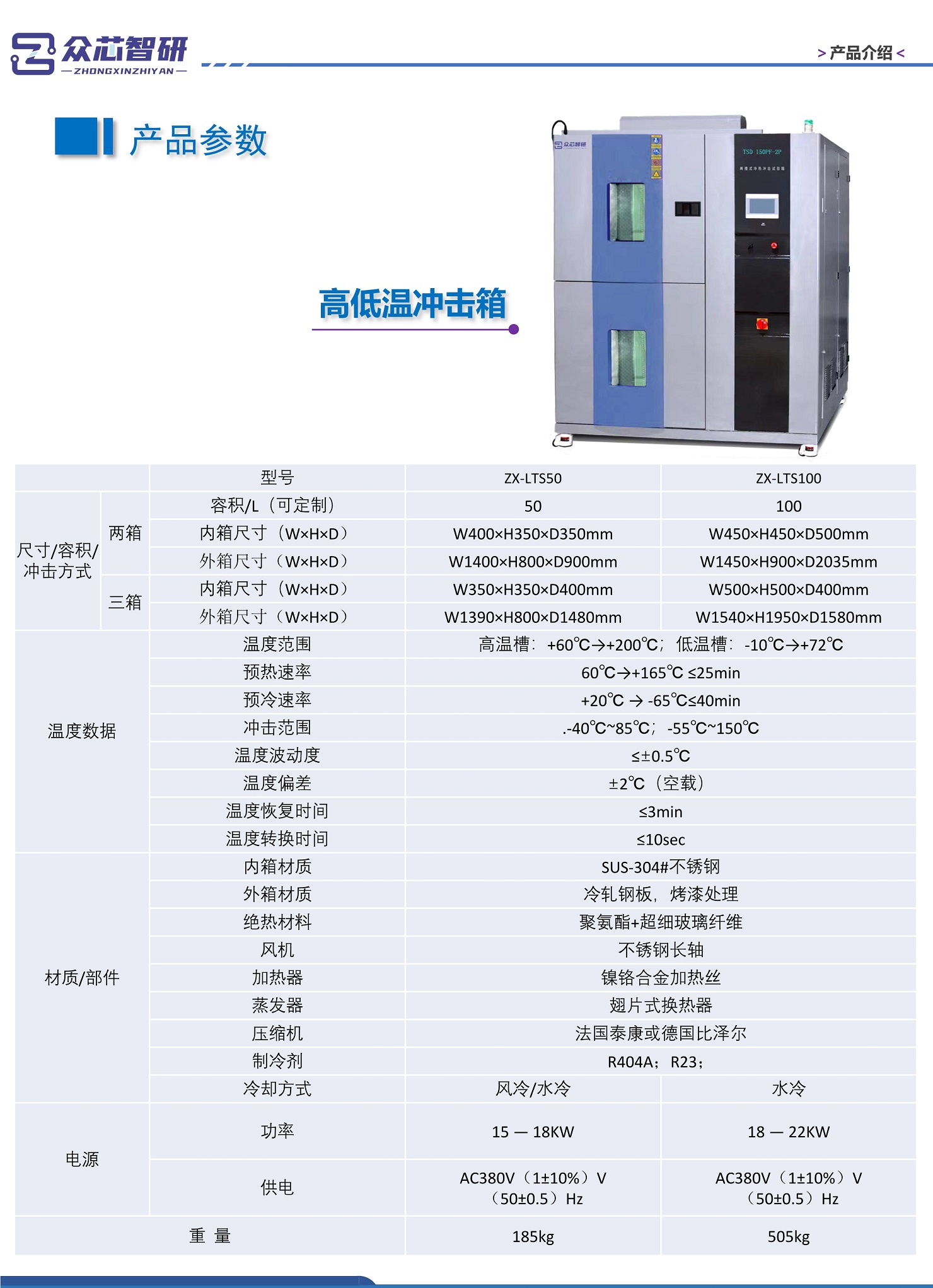 高低温冲击试验箱